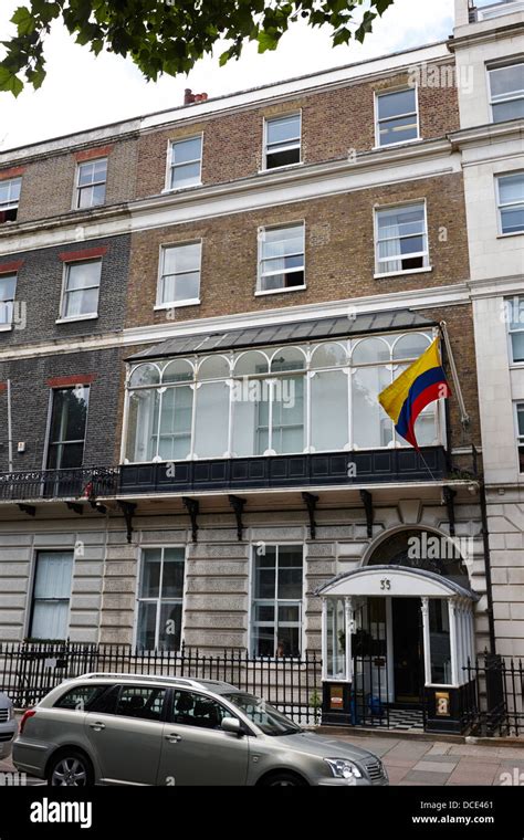 Consulate General Of Colombia London England UK Stock Photo Alamy