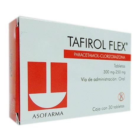 Tafirol Flex 300 Mg250 Mg 30 Tabletas Walmart