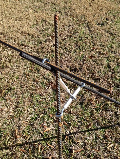 Diy Steel Target Stands Using Rebar And Turnbuckles 5 Photos