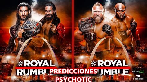 Wwe Predicciones Royal Rumble 2022 Youtube