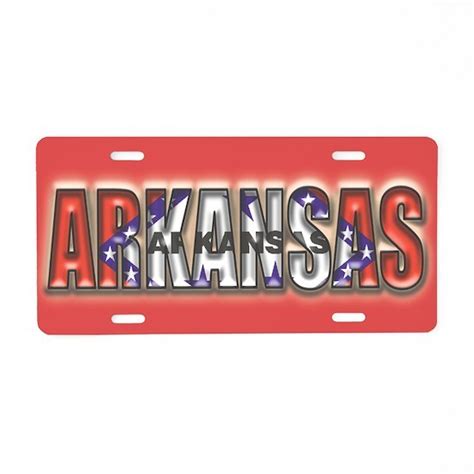 Arkansas Aluminum License Plate by JWPhotographyArts - CafePress