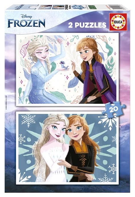 Puzzle 2x20 Frozen Ľadové Kráľovstvo 40 99 Peças