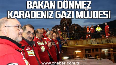 Bakan Dönmez Karadeniz Gazı Müjdesi