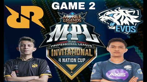 R Balmond Evos Vs Rrq Game Mpl Invitational Mlbb Youtube