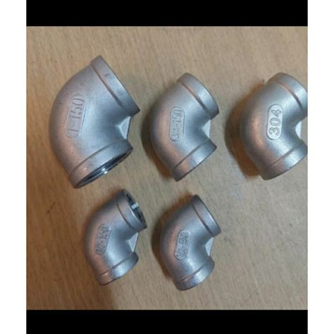 Jual Elbow Knee Inch Stainless Ss Drat Dalam Derajat Hq