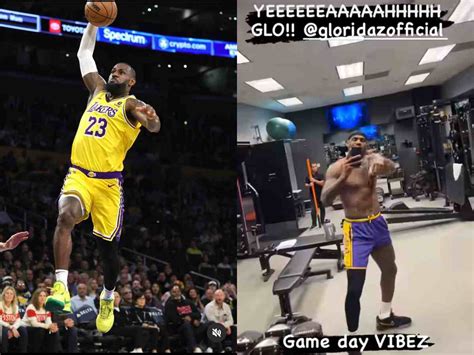 Watch Lebron James Bizarre Dance To Glorillas New Song Before Lakers