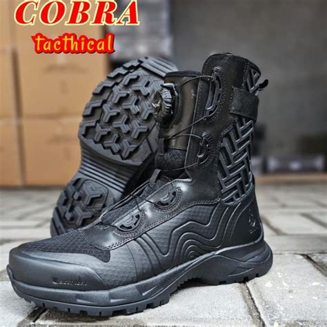 Jual Sepatu Pdl Tni Polri Tali Putar Tactical Cobra Terbaru Asli Kulit