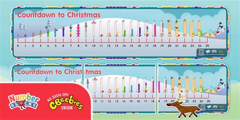 FREE! - 👉 Numberblocks: Countdown to Christmas - Twinkl