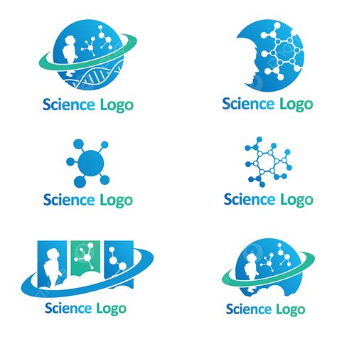 Science Education Vector Art Png Science Logo Pack Blue Education