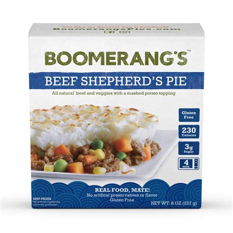 Boomerang S Beef Shepherd S Pie Frozen Meal Shop Entrees Sides At H E B