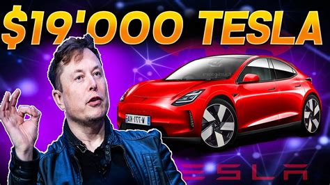 Huge News Elon Musk Reveals New 19000 Tesla But Does Cheap Mean