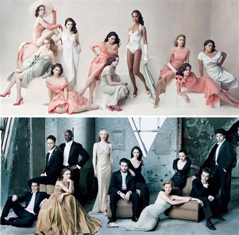 Vanity fair group shots by annie leibovitz – Artofit