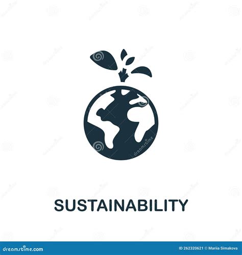 Sustainability Infographics Linear Icons Collection Stock Image