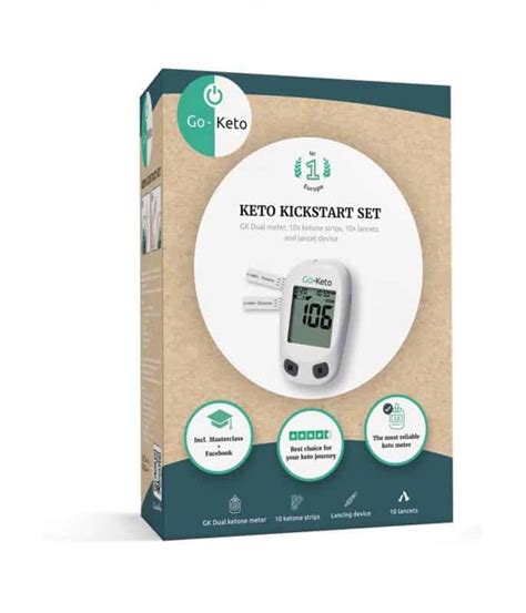 Il Misuratore Di Glucosio E Chetoni Go Keto Kickstart Set Incl