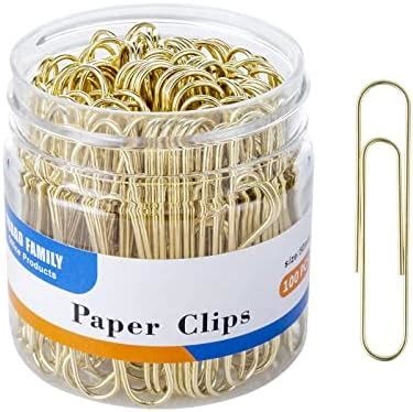 Large Paper Clips Gold Paper Clips Inch Paper Clip Pcs Jumbo