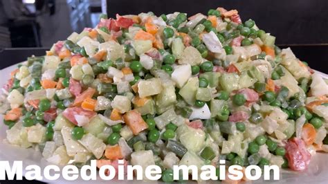 Macédoine de légumes avec sa mayonnaise faite maison super