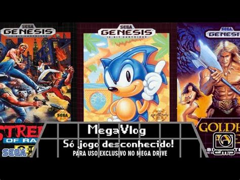 Jogos Desconhecidos Do Mega Drive Megavlog Youtube