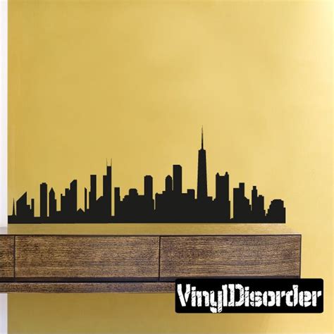 Chicago Skyline Vinyl Wall Decal Or Car Sticker Ss Custom Wall