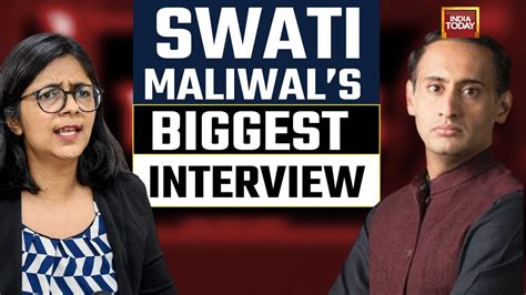 India Today Exclusive Swati Maliwal Breaks Her Silence On Assault At