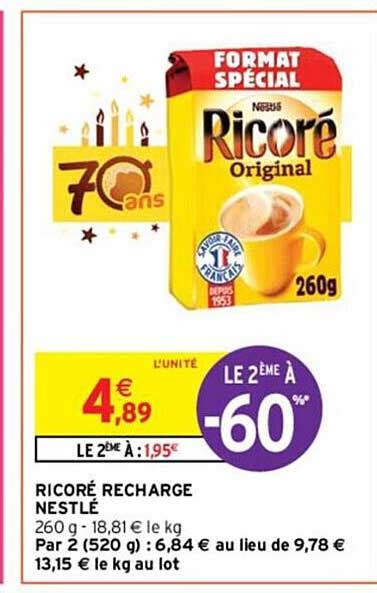 Promo Ricor Recharge Nestl Chez Intermarch Icatalogue Fr