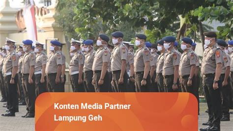 283 Personel Polda Lampung Naik Pangkat Di Peringatan Hut Bhayangkara