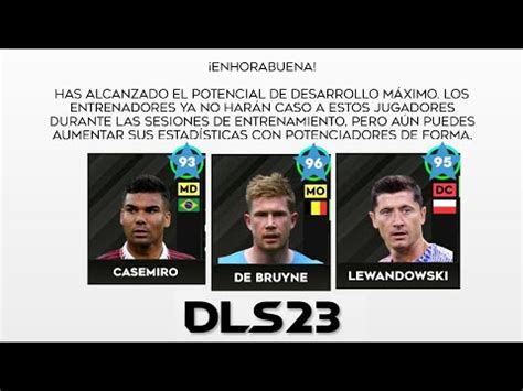 Mejorando al máximo a Casemiro Kevin de Bruyne y a Lewandowski en Dls