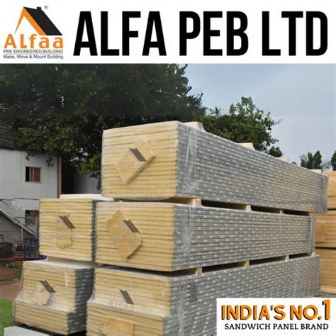 Alfa PEB Color Coated 120mm Puf Wall Panel At Rs 1866 Square Meter In