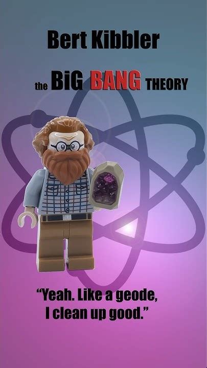 The Big Bang Theory Bert Kibbler Lego Purist Mini Figure Lego