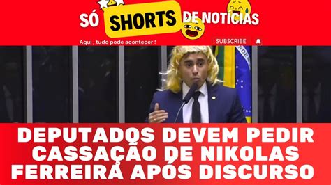 Em Defesa Das Mulheres Nikolas Ferreira Veste Peruca Na C Mara Discurso