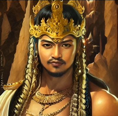 gagahnya prabu siliwangi dibuat versi ai  sejarah  raja