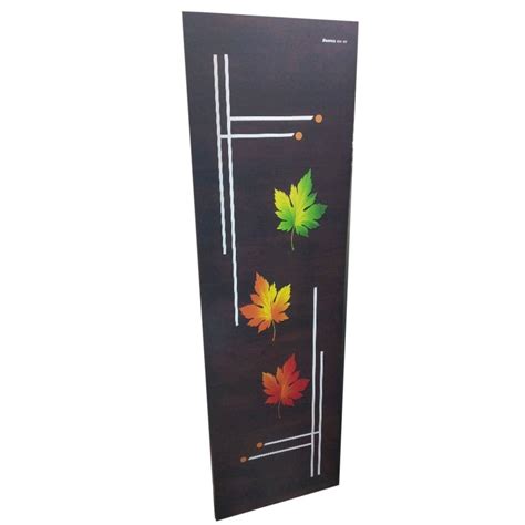 Swing Glossy Dark Brown Printed PVC Door For Interior At Rs 2000 Piece