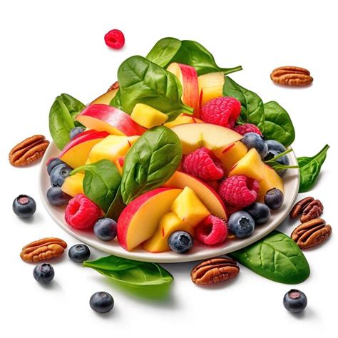 Premium AI Image | fruit and vegetable salad