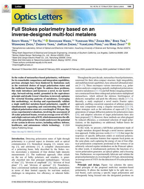 Full Stokes Polarimetry Based On An Inverse Designed Multi Foci