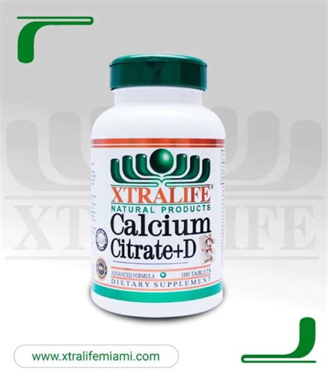 Calcium Citrate With Vitamin D Xtralife