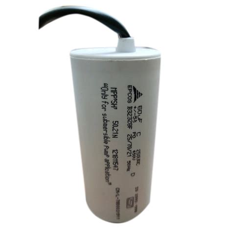 Mfd Epcos Submersible Pump Capacitor For Fans Downrod Mount At