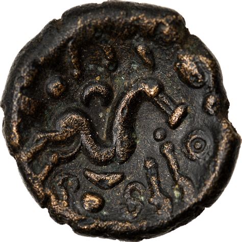 Coin Ambiani Stater St Century Bc Type Aux Esses Bronze