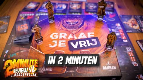 Graaf Je Vrij In 2 Minuten Bordspel 2 Minute Review NL YouTube