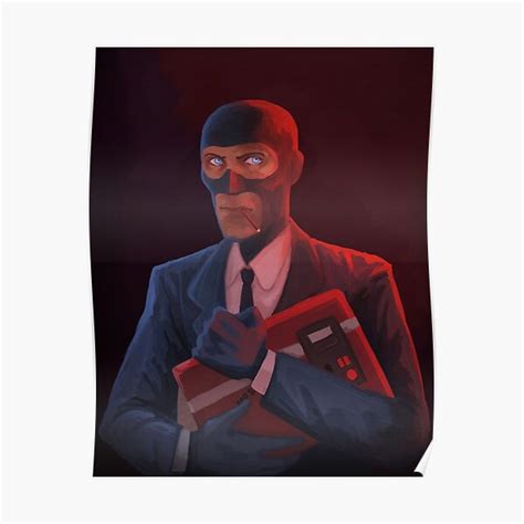 Tf2 Spy Poster For Sale By Lileiv Redbubble