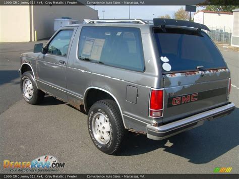 1990 Gmc Jimmy S15 4x4 Gray Metallic Pewter Photo 6