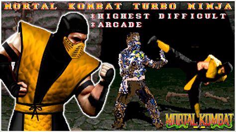 Mortal Kombat Turbo Ninja Scorpiontas Youtube