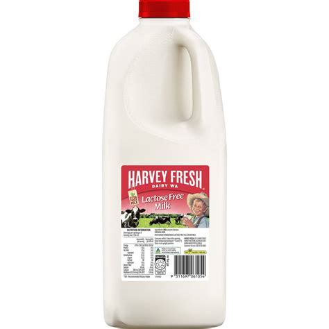 Harvey Fresh Lactose Free Milk L Woolworths