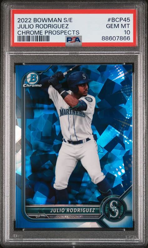 Julio Rodriguez Bowman Sapphire Edition Bcp Chrome Prospects