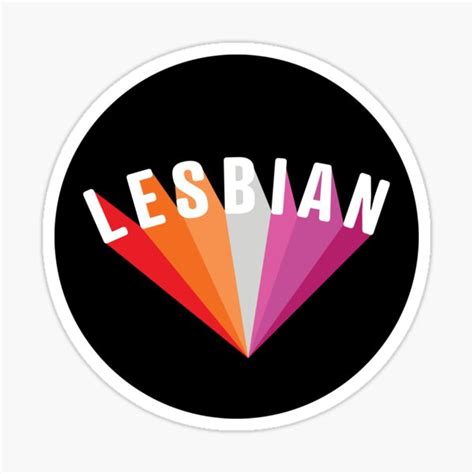 Lesbian Pride Shadow Sticker For Sale By Lavenderhearts Redbubble