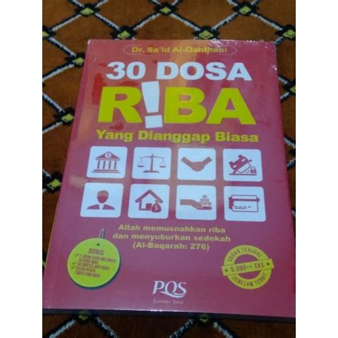 Jual Buku 30 Dosa Riba Yang Dianggap Biasa Shopee Indonesia