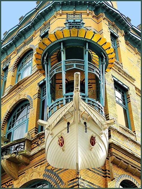 Art Nouveau Houses In Antwerp Art Nouveau Architecture Art Nouveau