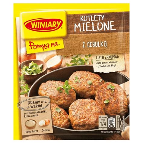 Idee F R Frikadellen Mit Zwiebeln Von Winiary Pomysl Na Kotlety