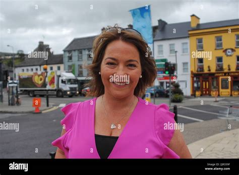 Pictured Below Councillor Caroline Cronin Odriscoll Fg Stock Photo