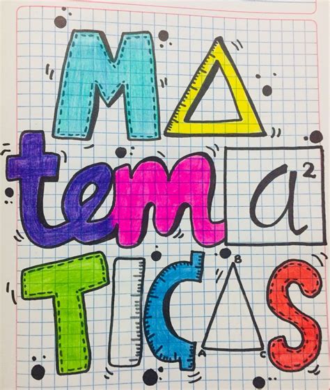 Matemáticas Tipos De Letras Caratulas Para Secundaria Caratulas De Matematicas