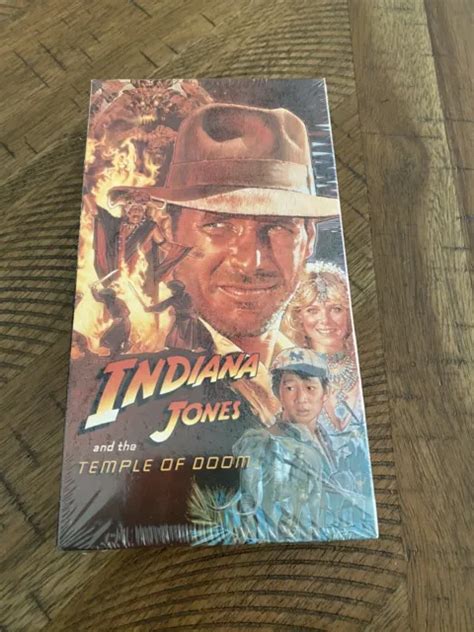 INDIANA JONES AND The Temple Of Doom VHS 1989 W Watermark Paramount