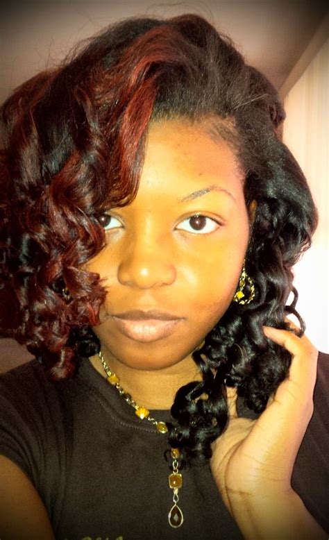 Natural hair; Rodded 2strand twist out; two-toned curls #RED | Natural ...